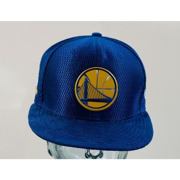 New‎ Era Golden State Warriors Blue NBA 59Fiftyb Snapback Hat Cap - Picture 4 of 14